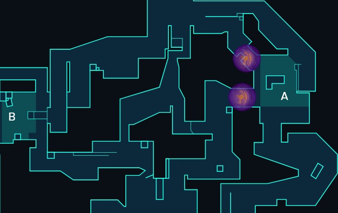 valorant_パール攻めAサイトスモーク位置