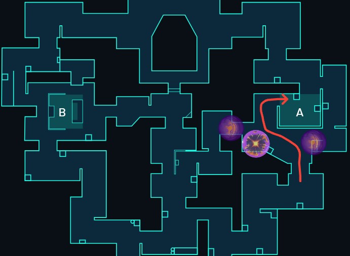 valorant_アストラ_カロード_攻めAサイトスモーク位置