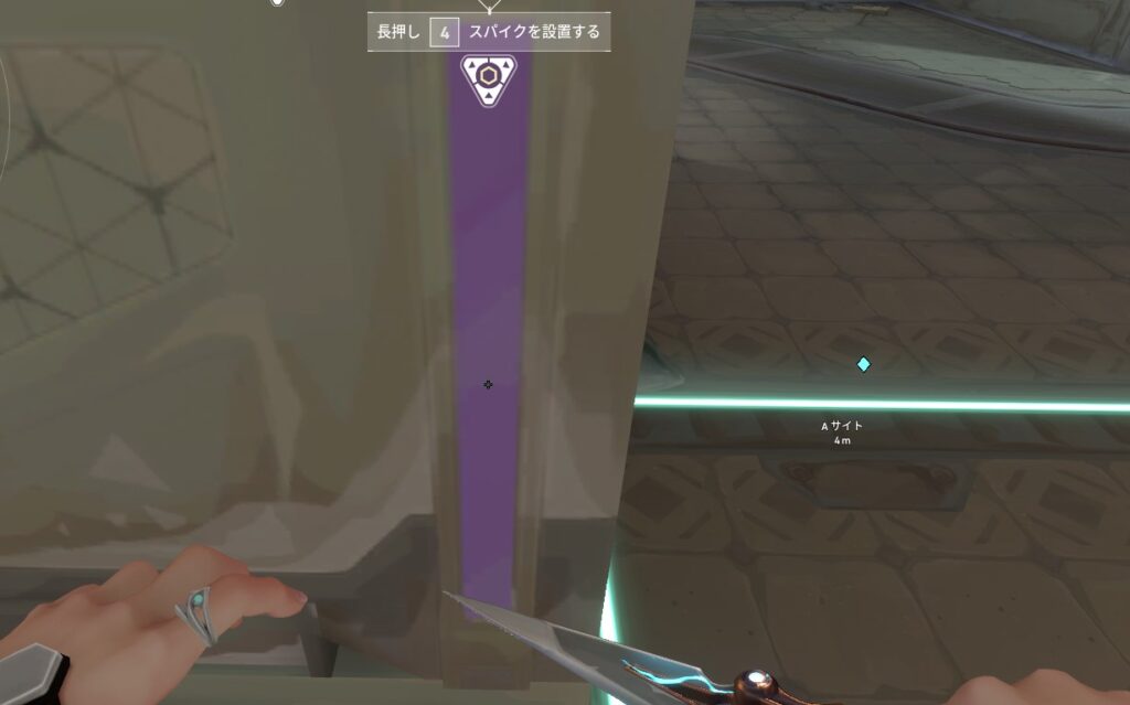 valorant_セージ_カロードおもしろい壁2_焚き方1