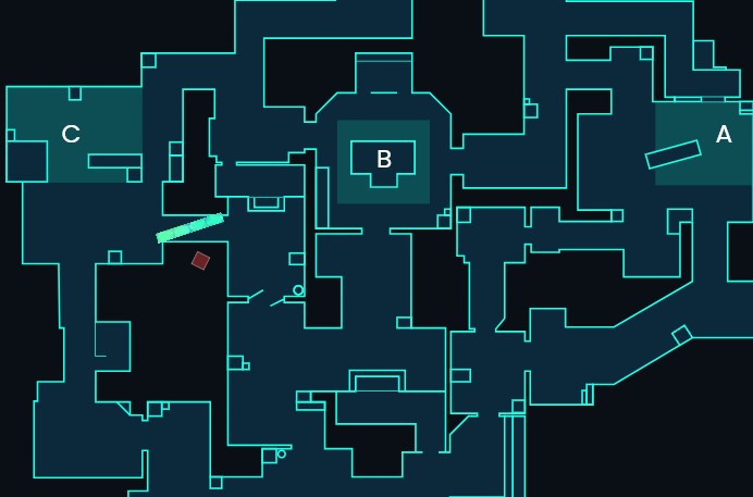 valorant_セージ_ヘイヴン攻めの壁2