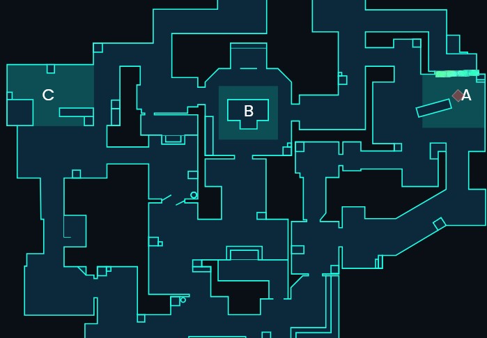 valorant_セージ_ヘイヴン攻めの壁3