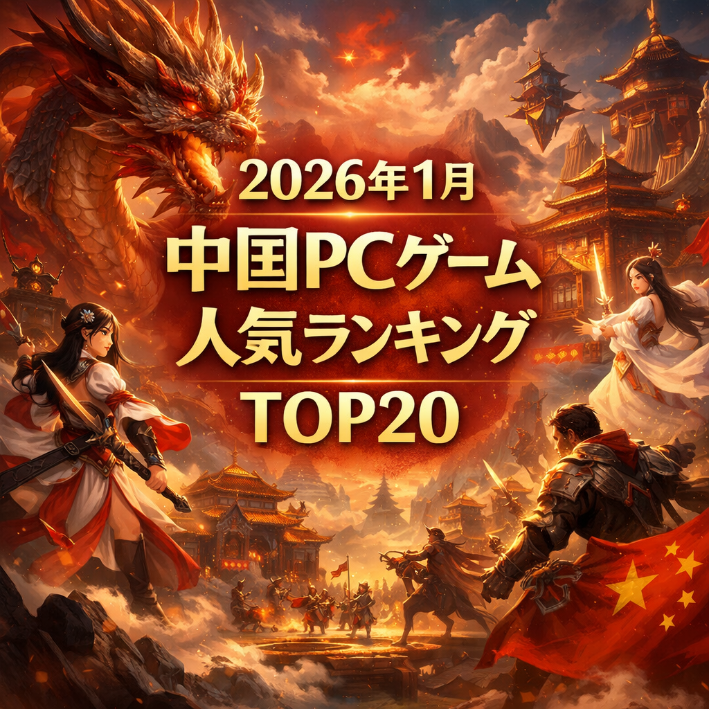 中国PCゲームランキングTOP20_アイキャッチ画像